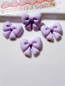 20个混合可爱蝴蝶结奶油色树脂配件，创意鞋饰，DIY珠宝配件，发夹 - 馬卡龍蝴蝶結 - 查看 7