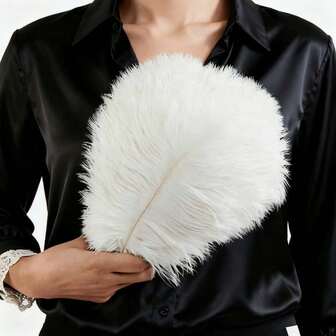 5/10 件 20-25 厘米人造白色羽毛工艺品 DIY 情人节礼物包装配件派对羽毛缝纫服装配饰羽毛婚礼珠宝制作家居装饰