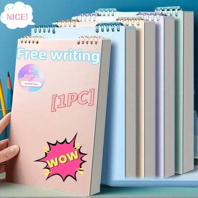 1pc A5 Loose-Leaf Small Notebook Book Highly Attractive Mini Small Notebook Word Pocket Notebook Small Portable,School Supplies,Back To School