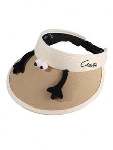 Kids' Sun Protection Open Top Hat, Cute Sun Hat, Cartoon Sun Hat, Baby Hat, Unisex Straw Hat For Summer - Hat - View 9