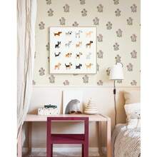 1 Roll Of Simple Plant Flower Wallpaper, Exquisite Indoor Decoration Film, Suitable For Decorating Wallpaper In Living Rooms And Bedrooms, Various Room Wall Decoration Wallpapers, Cabinet Wall Renovation, Easy To Install, Handmade Craft Film - Multicolor - View 6