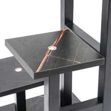 YUNRUX Plant & Flower Stand/Basket - Black - View 4