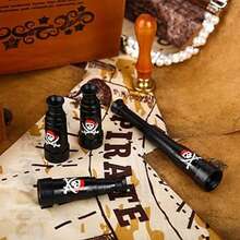 1 ống nhòm chủ đề cướp biển, bộ quà tặng tiệc cướp biển cỡ lớn, ống nhòm đơn bằng nhựa nhỏ, ống nhòm do thám để săn tìm kho báu, trang phục hóa trang dự tiệc sinh nhật. - Nhiều màu - Xem 7