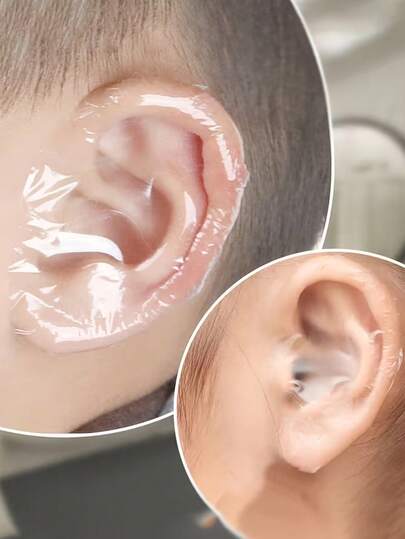 80/40/5 buc plasture impermeabil pentru urechi pentru bebeluși, capace pentru urechi pentru baie pentru bebeluși, protector pentru urechi pentru baie pentru copii