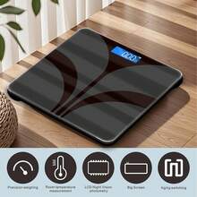High Precision Digital Body Weight Scale, Bathroom Scale, Max Capacity 396lbs, USB Rechargeable, Suitable For Adults And Students Weight Loss - Multicolor - View 4