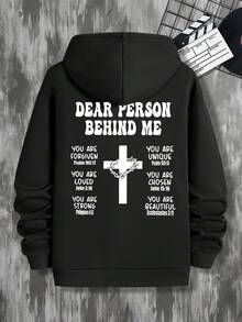 Sudaderas para hombres - Negro - Ver 3