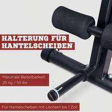 Multifunctional Weight Bench With Return Spring, Supporting Up To 120 Kg, Black, 54 X 160 X 106 Cm - Black - View 7