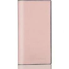 Premium Leather Checkbook Cover For Men And Women Checkbook Holder Wallet RFID Blocking - 粉紅香檳 - 查看 1