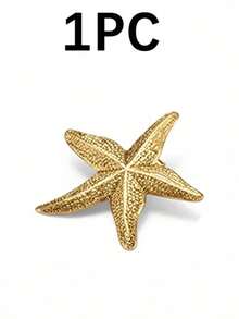 海星贝壳发夹，海洋假日风发饰，侧夹刘海夹，扁平爪夹，发夹，发爪，学习用品 - 彩色 - 查看 5