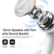 Lenovo TA100 Bluetooth Wireless Earbuds, TWS, Short-Stemmed Semi-In-Ear Design, Bluetooth 5.4, Touch Control, Long Battery Life, With Microphone, Compatible With Android And Apple Systems.