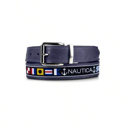 Reversible Leather Belt 2 - in - 1 Classic Everyday Business Dress Casual Metal Cinturn Hombre