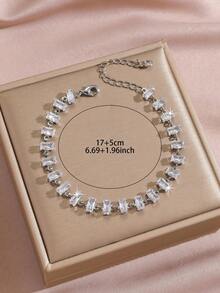 Bracelet à strass - Bijou multicolore brillant pour le port quotidien des femmes - Bracelet multicolore - Voir 2