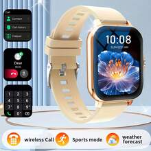 男女通用智能手表，具备通知、音乐播放和通话功能