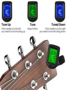 Guitar Chord Presser Guitar Trainer Practice Learning Tools Cord Presser For Acoustic Chord Helper Learn For Beginners Adults (Guitar Clip On Tune,Chord) - trắng - Xem 6