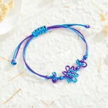 K-POP Witch Hunters Handmade Woven Friendship Bracelet, Adjustable Lucky Knot Cord Bracelet, Unisex, Colorful Bohemian Style Woven Bracelet, Suitable As Birthday, Valentine's Day, Mother's Day, Christmas, Anniversary Gift, A Protective And Lucky Charm Wristband - Multicolor - View 4