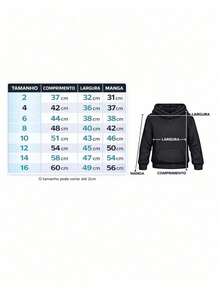 PARIS Unisex Children's And Youth Sweatshirt, Kangaroo Fleece Sweatshirt With Pockets, Premium Cotton 2026 For Boys And Girls - 黑色 - 查看 2