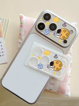 1pc Cartoon Camera Lens Film For IPhone 17 Pro Max/17 Pro, Cute Full Coverage