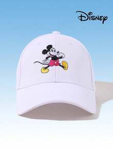 Disney Mũ lưỡi trai thêu hình chuột Mickey chính hãng, có thể điều chỉnh, thích hợp cho mùa xuân, mùa thu, du lịch, đi biển, kiểu dáng hoạt hình dễ thương phong cách Y2K dành cho giới trẻ. - Nhiều màu - Xem 11