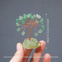 1 Cây đá tự nhiên 7 luân xa chữa lành, làm từ nhựa, mini, trang trí nhà cửa, văn phòng, phòng khách theo phong thủy mang lại may mắn. - Cây nhựa epoxy - Xem 10