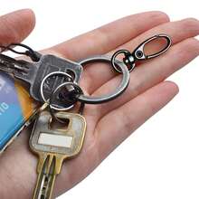 8/15pcs Rotating Trigger Clasp Hooks, For Keychain, Pet Leash, Bag Making, Crafts, Gifts Decoration And More - Keychain - View 5