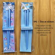 Sanrio (Officially Licensed) 2pcs Hello Kitty Chopsticks Set, Yuguigou Brand New Single Pack Household Chopsticks, Melody Cartoon Anti-Slip Couple Chopsticks, Highly Attractive, Suitable For Home, Travel And Dining (Slight Difference Between Physical Product And Image), School Supplies - Multicolor - View 9