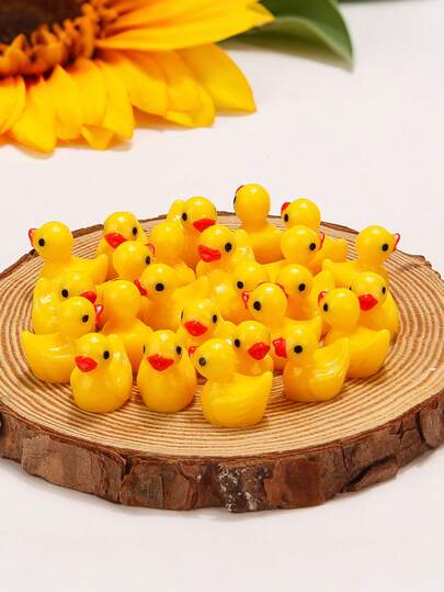 50 piezas de mini patos de resina, patos de resina pequeños al por mayor, decoración del hogar de resina, adecuados para decoración de casa de muñecas en miniatura, acuario de jardín, maceta de plantas DIY, regalo de cumpleaños, recuerdo de fiesta, accesorios de jardín de hadas, decoración de maceta de jardín para fiestas. No apto para niños menores de 14 años.