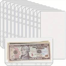 10/20 个 A6 活页夹口袋，无拉链，现金系统无拉链预算信封，6 孔活页夹用 A6 活页夹袋，钱袋整理器，透明 PVC 储蓄挑战信封，10/20 个。 - 無色 - 查看 8