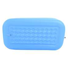 SHIOUCY Blue PVC Inflatable Bathtub, Foldable Adult Spa Tub With Cushion, Portable Soaking Bathtub, Home Inflatable Bath Pool For Home Bathroom Backyard - Blue - View 5