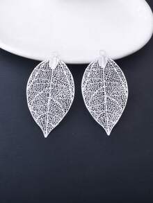 10pcs Light Golden Leaf Charms Filigree Jewelry Pendants