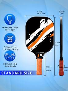 Pickleball Racket, Outdoor Sports Pickleball Racket - Multicolor - View 3