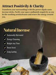 25g/50g, Peruvian Sacred Wood, Parosanto Wood Strips, Natural Sacred Wood, Raw Wood Strips, High-Oil Old Wood, Long-Lasting Fragrance, Naturally Fresh, Soothes The Mind And Body, Improves Focus, Promotes Meditation, And Purifies The Space - Sacred Wood - View 4