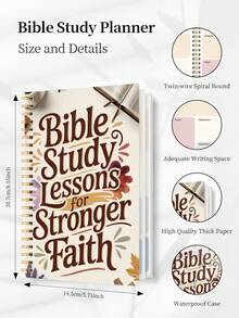 BUBU 52-Week Women's Bible Study Guide: Spiral Bound, Full Year Plan, Includes Daily Scripture Reading, Reflection Questions, And Prayer Prompts - Perfect Devotional Gift - Bible - View 5