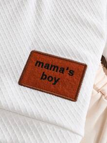 Conjunto de ropa de verano para niños pequeños, que incluye una sudadera elástica de unicolor de manga corta y pantalones cortos, adecuado para bebés de 1 a 5 años. - Albaricoque - Ver 4