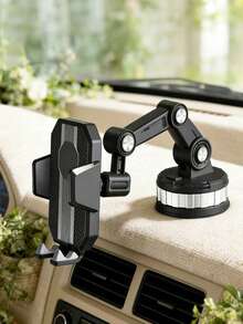 1个车载手机支架，360°旋转仪表盘手机支架，抓力稳定，安装简便，通用型车载手机支架，适用于所有智能手机 - A - 查看 7