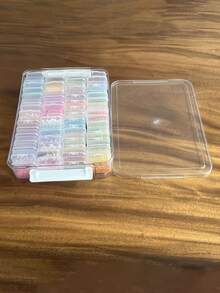 Hộp đựng đồ 12/28/30/56/60 ngăn, Hộp tranh đính đá - Hộp nhựa trong suốt đựng hạt cườm, trang sức và đồ dùng thủ công - Hoàn hảo cho các dự án DIY và quà tặng thủ công, giải pháp lưu trữ đồ thủ công | Hộp đựng trong suốt | Hộp nhựa, Hộp đựng đồ, Hộp sắp xếp đồ thủ công, Hộp đa năng đựng hạt cườm, DIY, Nghệ thuật và Thủ công, Trang trí phòng trang điểm - Nhiều màu - Xem 7