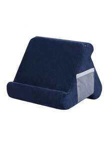 Tablet Reading Pillow, Foldable Multi-Angle Soft Pillow, Tablet Stand, Reading Pillow Suitable For Desk Reading, Tablet Holder, Hands-Free, Neck And Eye Protection, Multi-Angle Adjustable, Soft And Non-Damaging To Device, Anti-Slip And Stable, Essential For Reading In Bed, Comfortable For Long Use, Foldable And Portable, Ergonomic Design, Foldable Storage, Anti-Slip Groove (Stable For Phone/Tablet), Neck Support, Universal For Phone/Tablet, Horizontal Or Vertical Placement, Protects Device Edges - Multicolor - View 4