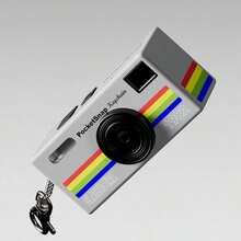1080P Mini Keychain Camera - 0.96" HD Screen, 8MP Vintage SLR Design, 160° Wide Angle, Anti-Lost Strap, Rechargeable Portable DV Camera Suitable For Adults/Teens/Outdoor Travel - Multicolor - View 17