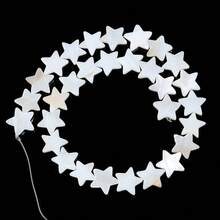 1pc Natural Freshwater Shell 6-15mm Irregular Star Shaped Beaded Necklace Pendant, DIY Jewelry Making Supplies - Seashell Five-pointed Star Bead - View 13