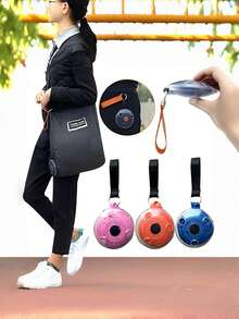 1pc Large Capacity Foldable Reusable Shopping Bag - Ultra-Portable With Convenient Storage Case, Space-Saving Disc Design, And Rolls Up Compactly For Travel, Shopping, And Daily Errands