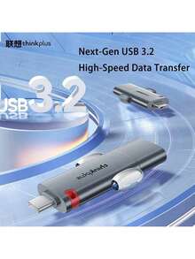 Lenovo TSU303 大容量固態USB 效能均衡 跨裝置資料交換 即插即用便利 多種選擇空間 滿足大量資料儲存需求 風暴灰 - 風暴灰 - 查看 6