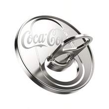 Coca Cola Alloy Magnetic Pull-Tab Phone Ring Holder T14 Co-Branded Multifunctional Magnetic Metal Phone Stand Spring Gift - Silver - View 11
