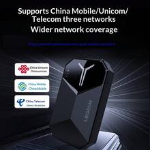 Lenovo Portable WiFi, Tri-Network Compatible, SIM-Free, Car-Mounted 4G Portable Internet Access Device, 2025 Legion LM60 Portable WiFi, Black - Black - View 2