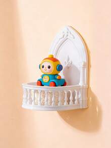 1pc Child Room Camera Holder, No Drill Wall Mount Bracket, Camera Surveillance Stand, No Nail Wall Storage Rack For Home Surveillance - Multicolor - View 3