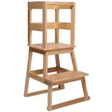 Wooden Childrens Toddler Learning Step Stool Stairs Ladder Tower - Learning Step Stool - View 4
