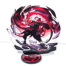1pc Anime Acrylic Standee Figure, Keychain Pendant Accessory Hanging Decor, Character Standee Desk Ornament For Gojo, Yuji, Megumi, Geto, Yuta, Choso, Mahito, Toji, Aoi, Nanami, Nobara, Suitable For Men And Women, Birthday, Holiday Gift, Desk, Computer, Workbench - 彩色 - 查看 15