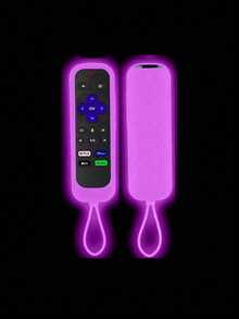 1 pieza Funda protectora de silicona universal para control remoto, resistente a caídas con cordón, decoración de cocina, artículos del hogar - Multicolor - Ver 18