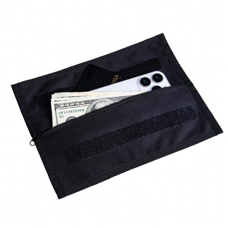 1/2个隐藏隔层，适合隐藏现金、文件、存折、手表和其他贵重物品，采用隐蔽式存储设计。 - 黑色 - 查看 1