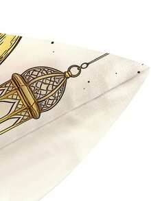 1pc Ramadan Crescent Moon Pattern Table Runner, Ramadan Home Decor Table Runner, Islamic Home Decor, 1pc Table Runner, 4pcs Placemats, 1pc Cushion Cover, 3 Products Available, Home Decor Indoor/Outdoor Party Supplies, Room Decoration. Suitable For Ramadan Home Kitchen Decor And Ramadan Event Party Decoration - Multicolor - View 9