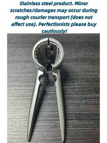 1pc Multi-Functional Metal Nutcracker, Non-Slip Handle Nutcracker, Magic Screwdriver, Durable Metal Nut Cracker For Home Use - Can Open Walnuts, Chestnuts - Multicolor - View 16