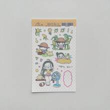 Hình dán hoạt hình bé gái dễ thương, hình dán trang trí đáng yêu cho sổ lưu niệm, sổ kế hoạch, bình nước - Thích hợp cho sổ lưu niệm, sổ kế hoạch, hình dán trang trí, thiết kế dễ thương, họa tiết nhiều màu sắc, vật dụng làm sổ lưu niệm, keo dán vĩnh cửu, đồ thủ công handmade. - Nhiều màu - Xem 9